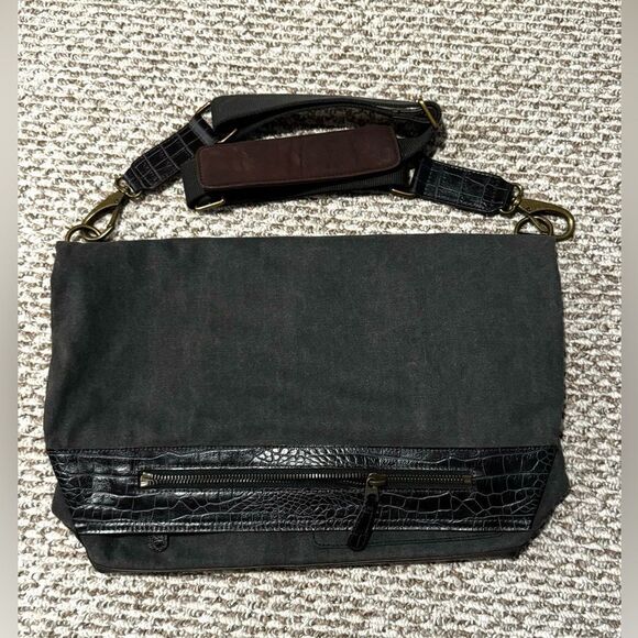 Bosca Attache Brief Case Correspondent Bag